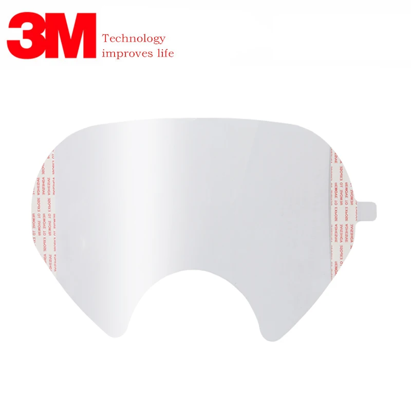 1/5/10PCS 3M 6885 RESPIRATOR LENS Protective film COVER USE For 3M 6800 Full Face Dust Gas Respirator mask