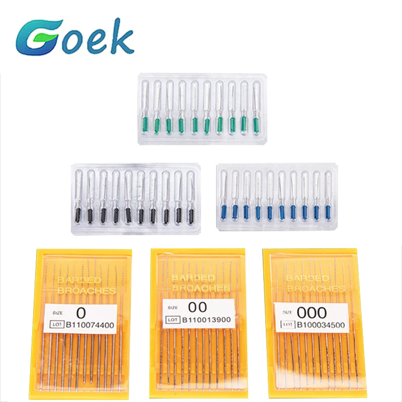 

Dental Pulp Extraction Needle With Handle 10pcs/bag Cotton Needle Dentistry Tool Dentist Supplies