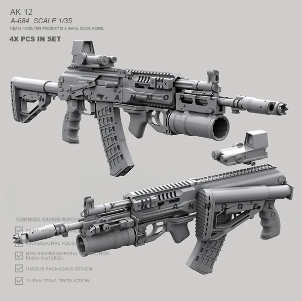 

1/35 Resin model kits figure colorless and self-assembled A-684