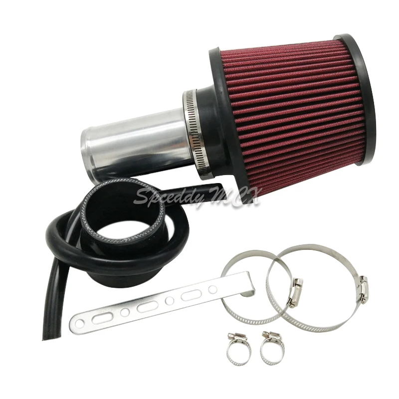 High Quality 2020 Red Air Filter Intake Kit Increase Car Power With Sound Waves Air Intake Kit Universal