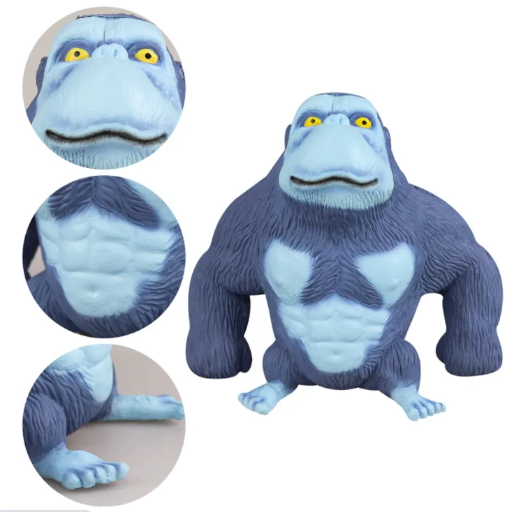 Newes!GOOJit Hero Soft Shark Mummy Werewolf Dolls Maxi Baba Orangutan Slimy Squishy Doll Stress Relief Squeeze Toys Kids Gift