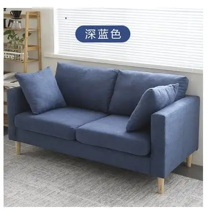 Contracted modern cloth art sofa small family sitting room web celebrity double three Nordic easy rental room clothing store