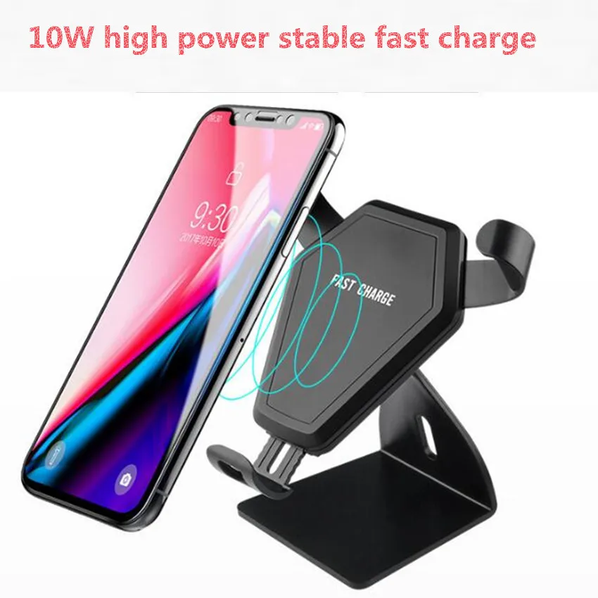 Car Wireless Charger Car Phone Holder For seat leon 1 suzuki samurai audi a3 8v vw passat b6 mazda 6 bmw r1200gs mercedes cla