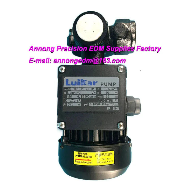 WEDM High Pressure Water Pump with Motor LDPB2H-40 380V 3Phase For CNC Medium Speed Machine