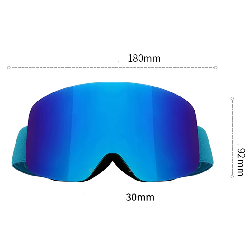 Snowboarden Ski Gläser Mann Frauen Anti-nebel Premium Schnee Ski Brille UV Schutz Winter Sport Winddicht Brille Gafas Ski