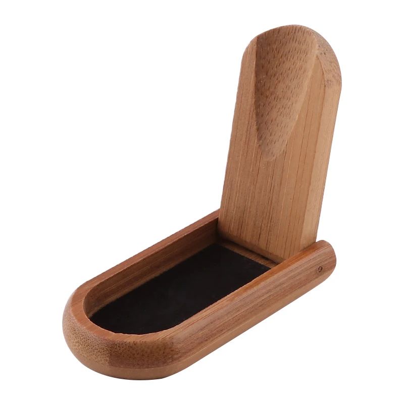 Smoking Accessories Pipe Stand Tobacco Pipe Holder Folding Rack Portable Natural Solid Wood 1Pc