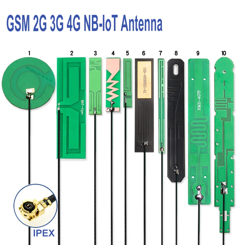 

2pc LTE 4G 3G GSM 2G NB-IOT antenna IPEX UFL PCB internal Omnidirectional high gain For EC21 EC25 EP06 SIM7000 SIM7100 SIM7600