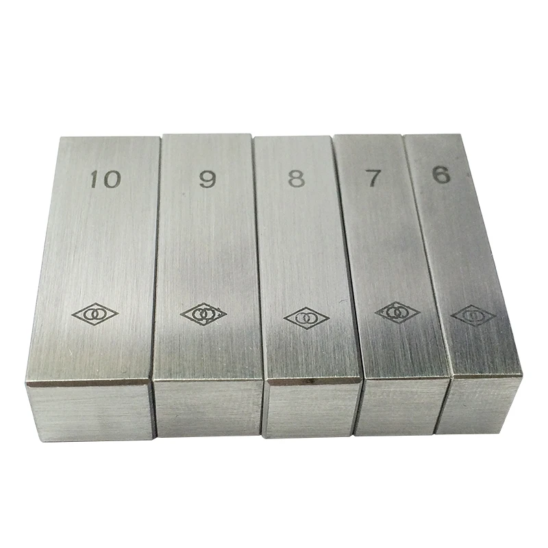 Bloque de acero Bloque de calibre Bloque de calibre cuadrado de acero 1 mm, 2 mm, 3 mm, 4 mm, 5 mm, 6 mm, 7 mm, 8 mm-9 mm 100 mm Medidor cuadrado de acero