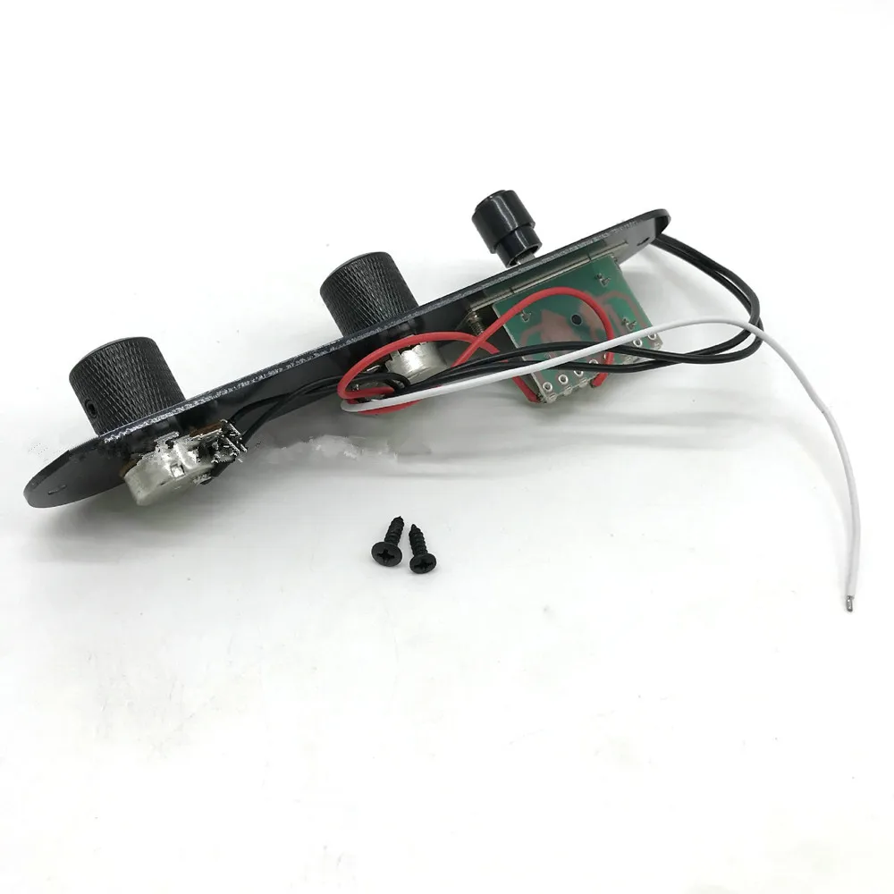 A liga de zinco da guitarra elétrica de Tele prende a placa de controle com peças sobresselentes da substituição do botão do interruptor 3-Way