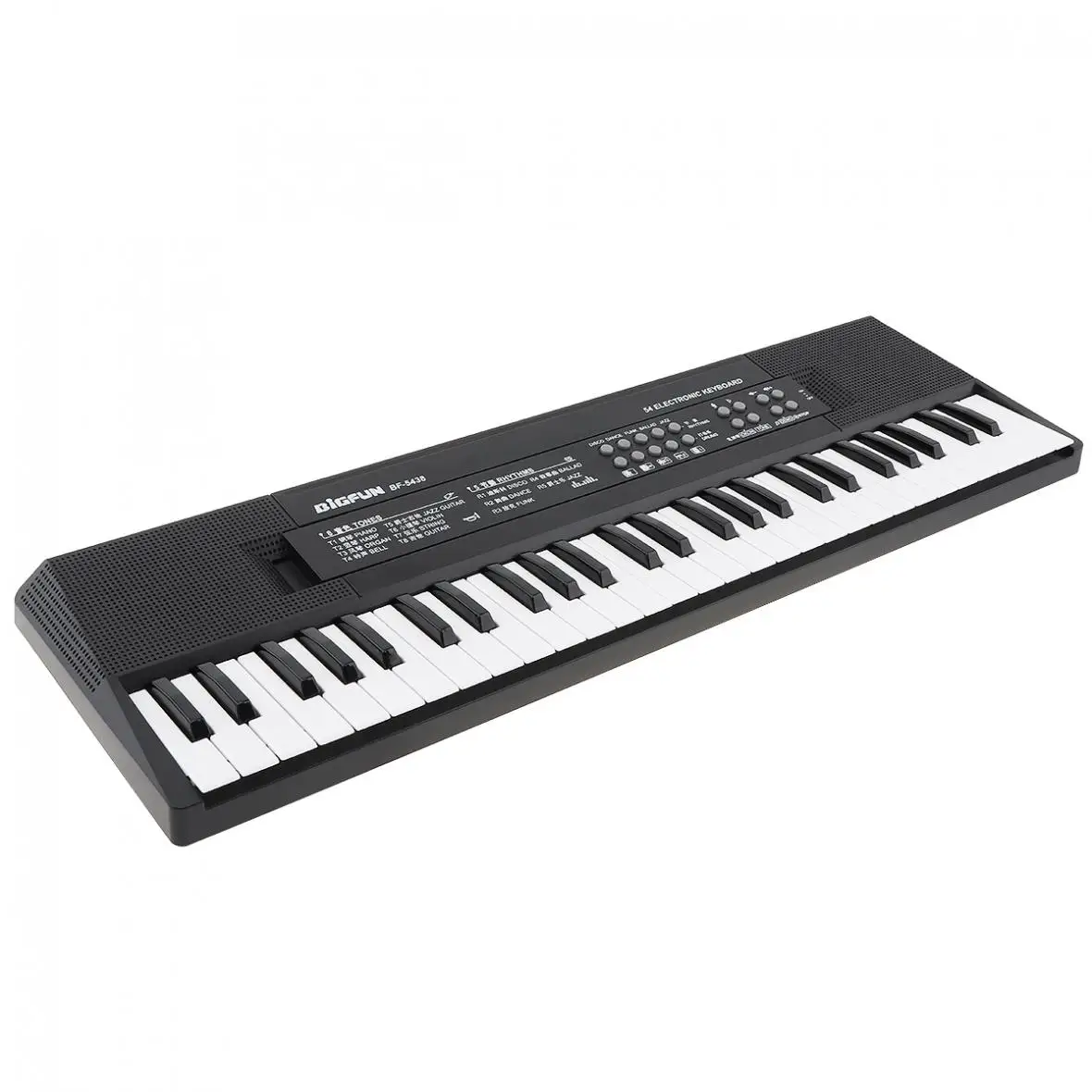 54 Keys Electronic Keyboard Piano Digital Music Key Board with Microphone Gift Musical Enlightenment