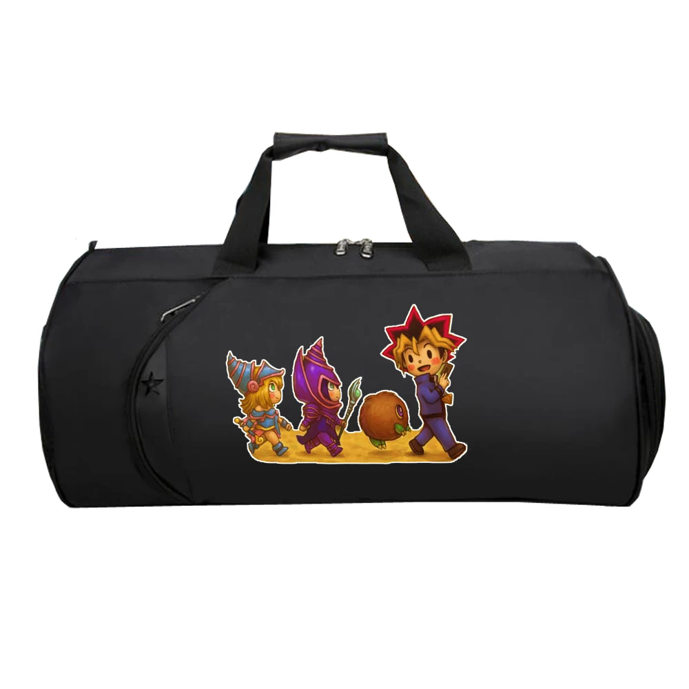 Männer frauen Reisen gepäck schulter Paket schuhe tasche Handtasche Multifunktionale Große Reise gepäck tasche für anime Spiel Yu Gi Oh