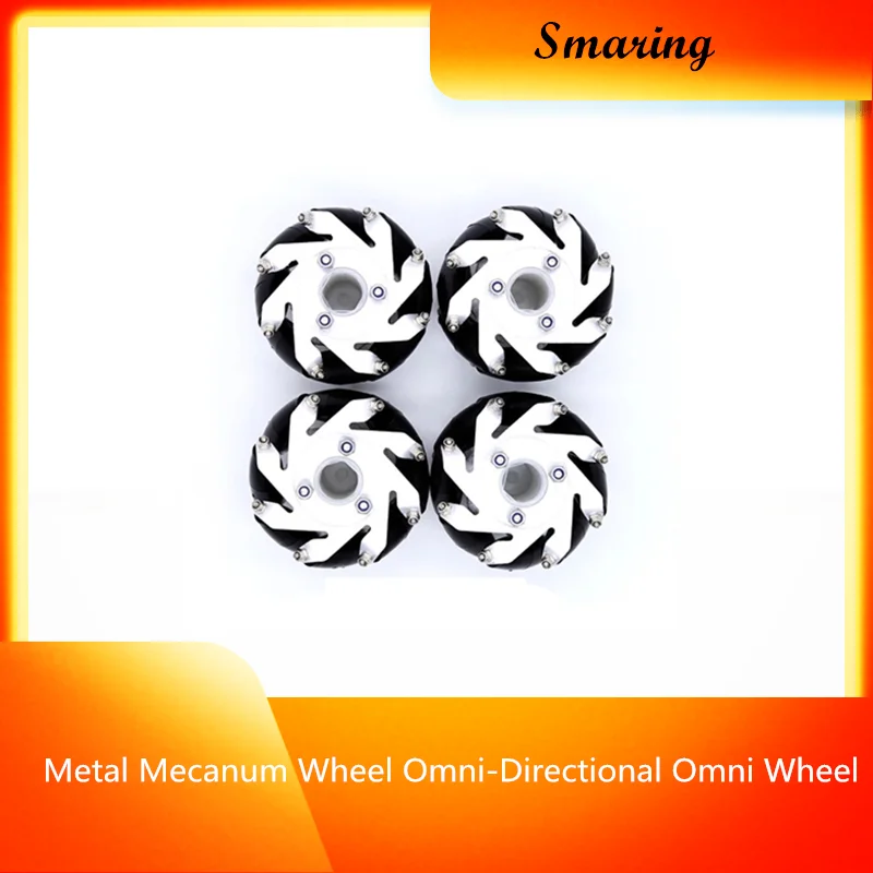 

60mm Metal Mecanum Wheel Omni-Directional Omni Wheel Driving Universal Omnidirectional Wheel With Coupling/Cup Robocup/Robocon