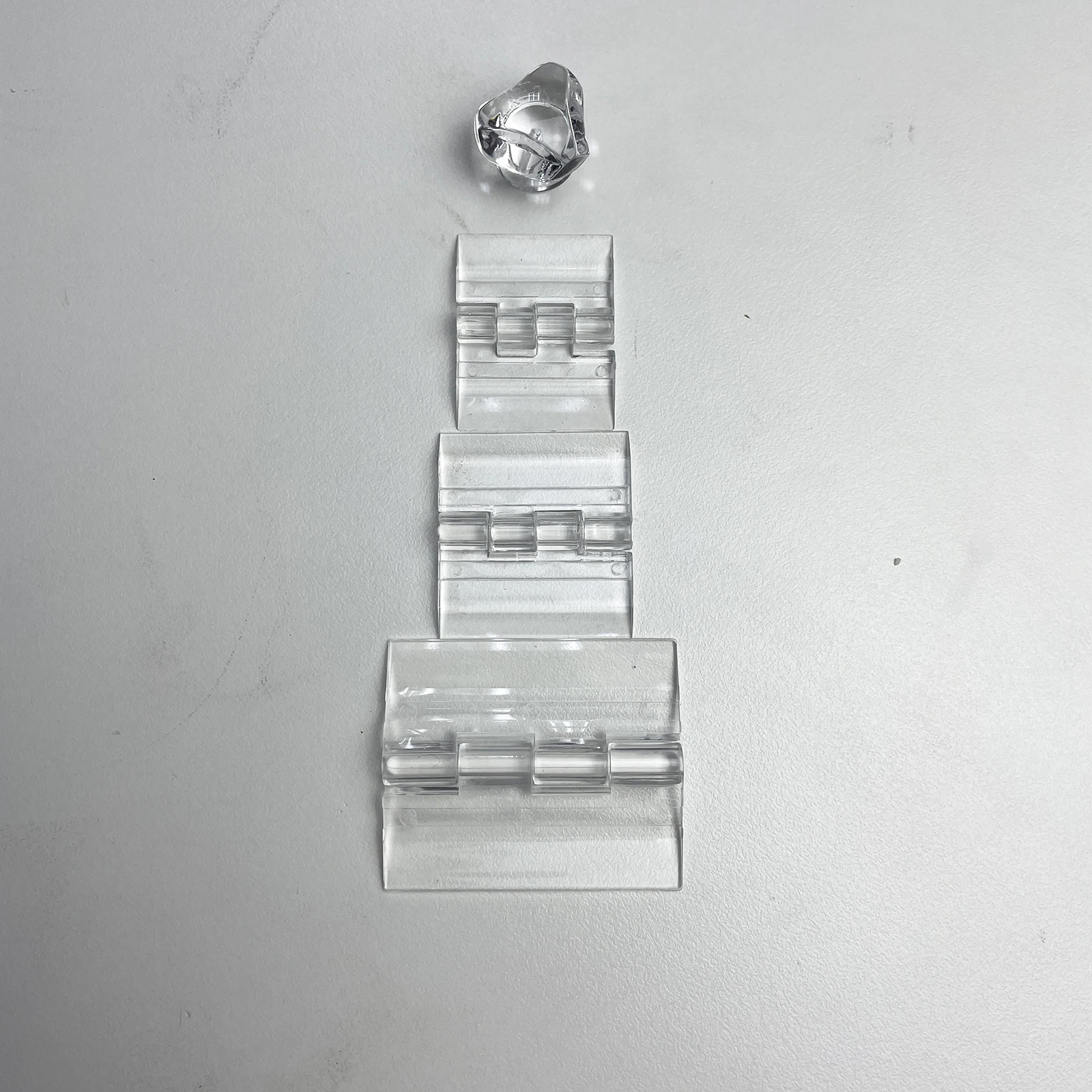 Clear Original Acrylic Hinge  Furniture Door Connector for Light Box Plexiglass Organic Glass