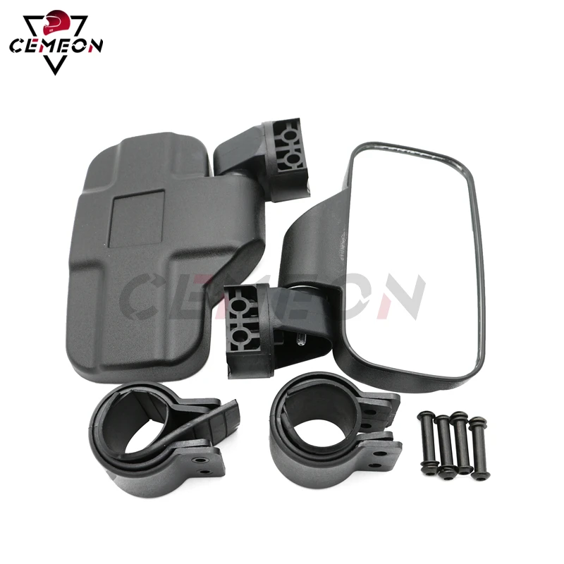 

For Yamaha Polaris RZR 800 900 1000 UTV Rear View Mirror Shockproof Rear View Mirror Accessories with 1.75 inch 2 inch roll cage