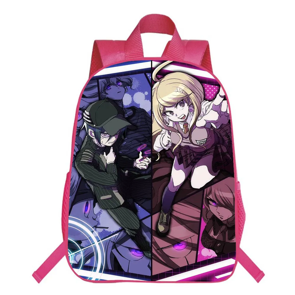 Mochila danganronpa de monokuma unissex, mochila escolar diária para laptop, para meninos e meninas, bolsa de viagem para cosplay de desenhos animados