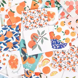 46 Pcs/pack Fresh Fruits Orange Stationery Sticker Scrapbooking Journal Diary Diy Label Craft Stickers For Kids Boys Girls