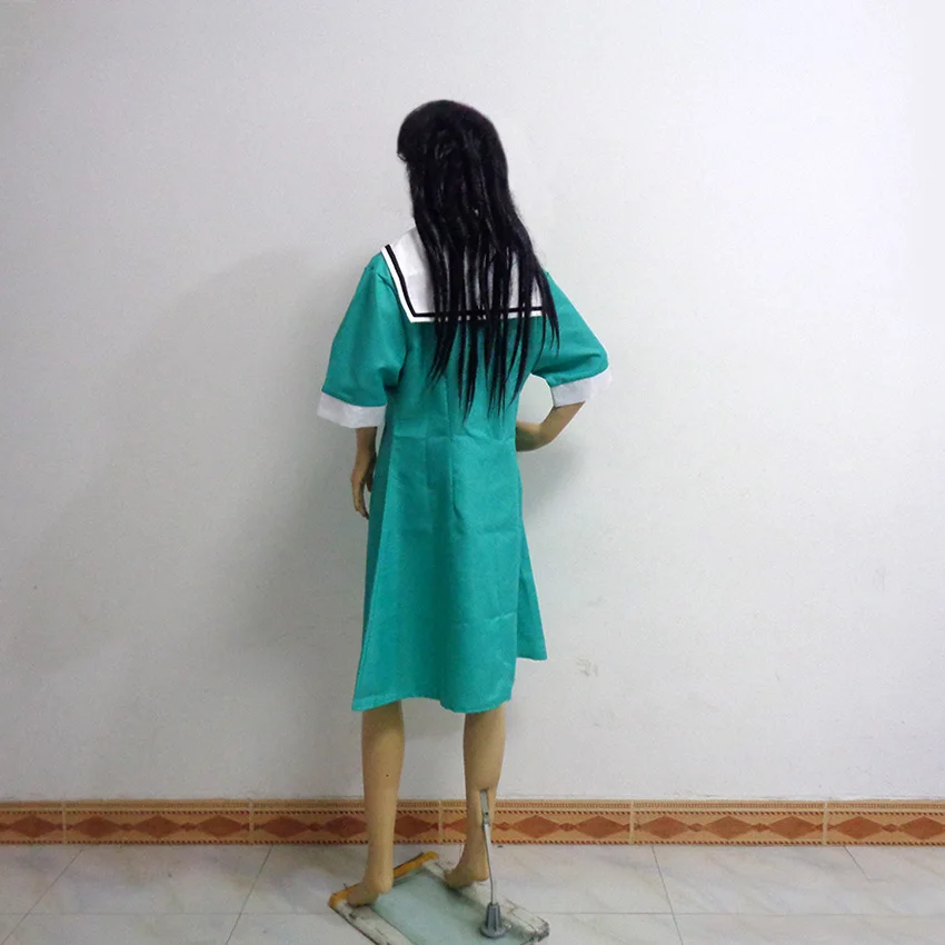 Costume de Cosplay dessin animé Higurashi, uniforme de marin vert mignon, personnalisé, de toute taille