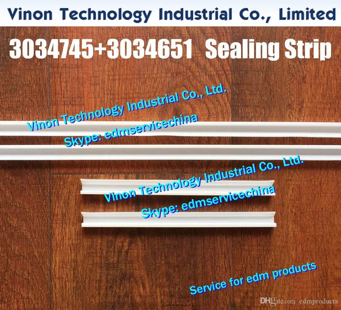 3034745+3034651 AQ360 edm Sealing Strip A+B Set (4pcs/set) for Sodic k AQ360L MW500082A MW500345A Wire Cut Machine