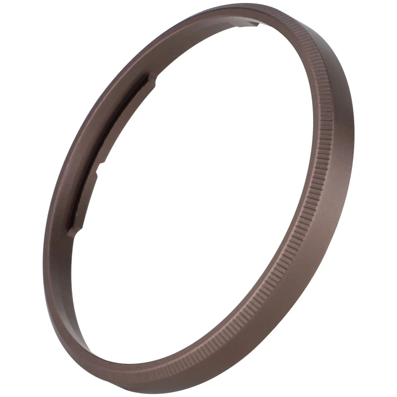 Haoge RRC-GR3XG Dark Gray Metal Decorate Ring Cap for RICOH GR3X/GRIIIX Camera Replaces GN-2