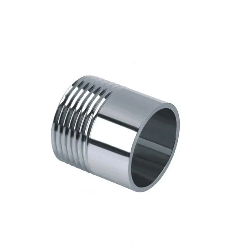 

free shipping Brand New High Quality 3/4" Thread Pipe Fittings Single Male Stainless Steel SS304 New High Quality