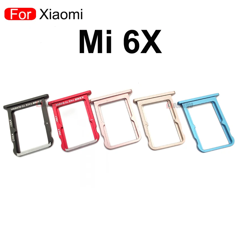 1Pcs For Xiaomi 6 6X mi6 Sim Card SIM Tray Slot Repair Replacement Parts