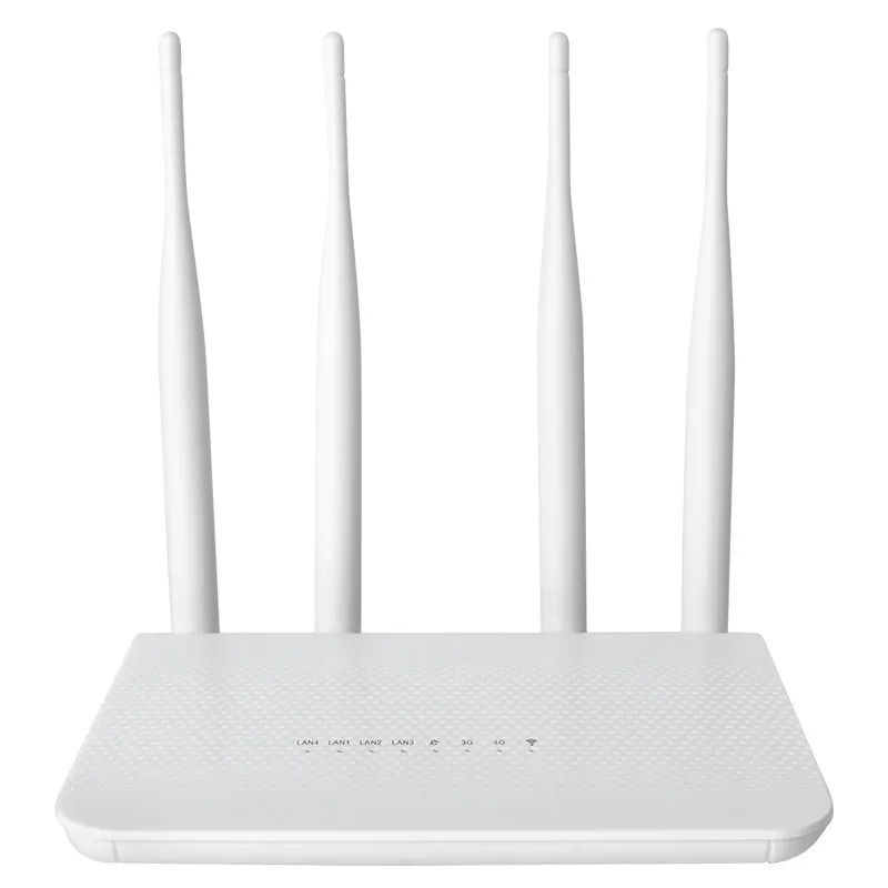 4g lte cpe router, 300mbps, com slot para cartão sim, antena externa, porta lan, hotspot, 32 usuários wi-fi