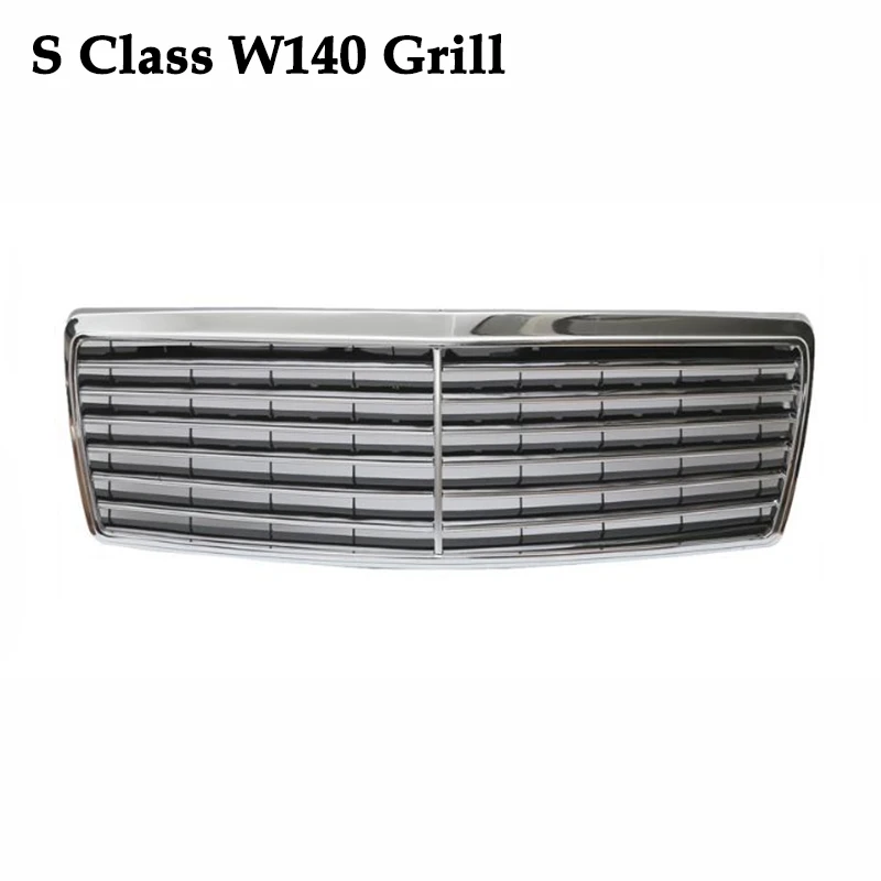 

1408800583 Front Grille Grill Bumper For Mercedes Benz S Class Klass W140 S600 S320 1993-1998 Year Auto Outer Decoration Parts