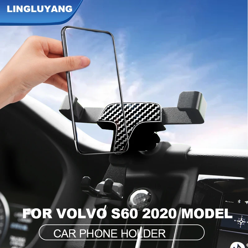 for volvo S60 2020-2022 new car phone holder S60 air outlet navigation phone holder modification car Accessories