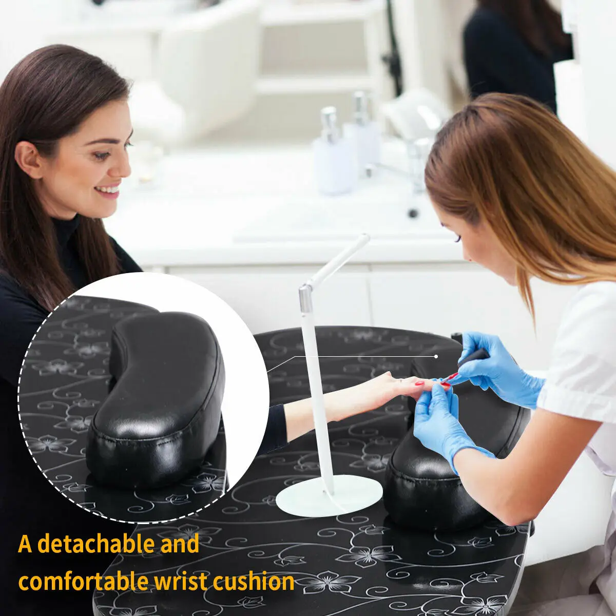 Professional Folding Manicure Nail Table Roiling Tattoo Salon Beauty Furniture Manicura Nail Desk Station