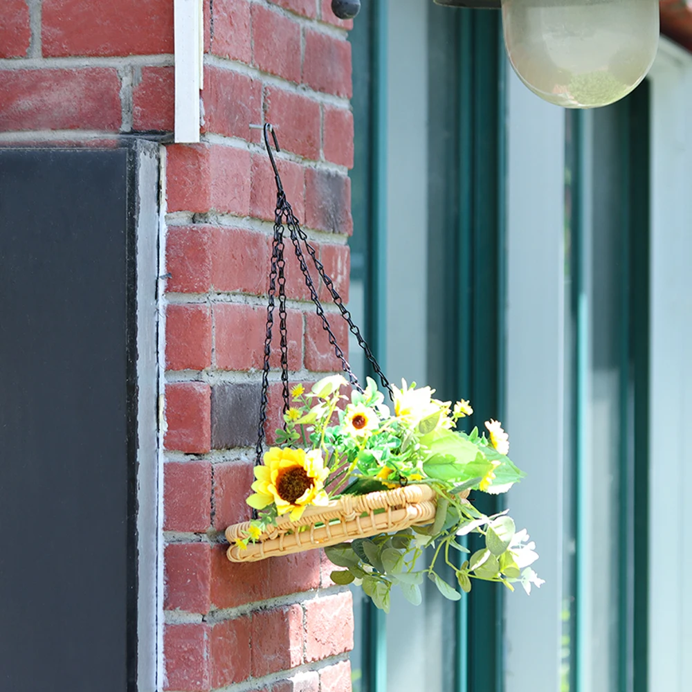 Hanging Basket Chain Flower Pot Hanging Chain Replacement Plant Hangers Flower Pot Bird Feeders Hanging Basket Chain Hang Hooks