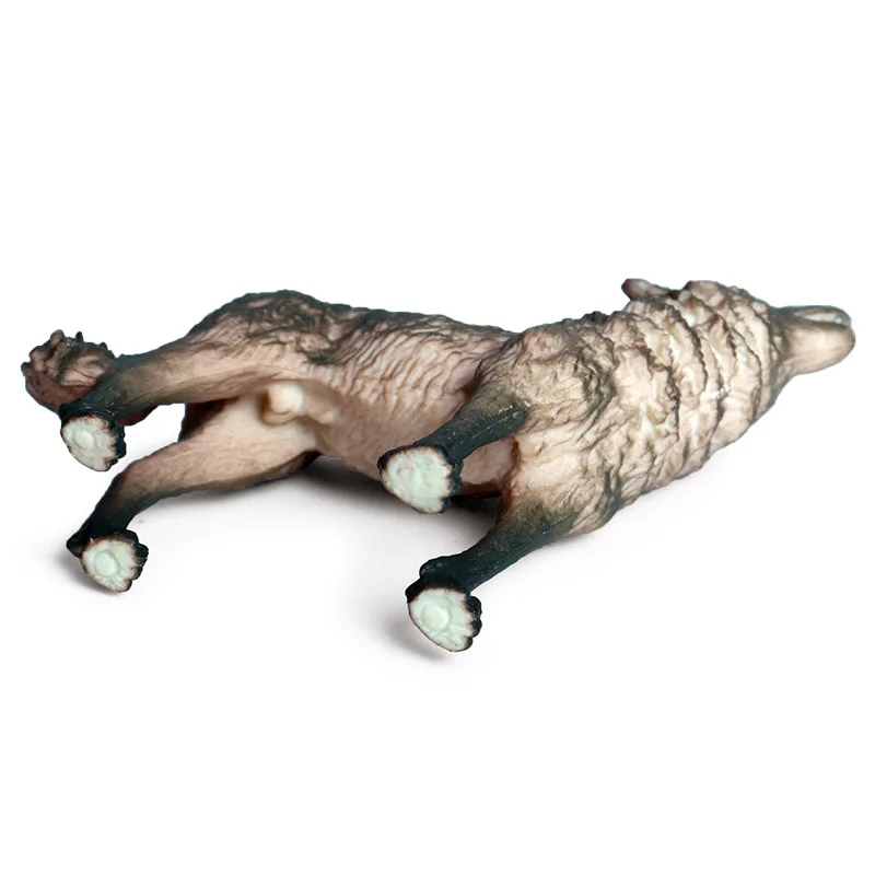 1 개/대 시뮬레이션 야생 동물 PVC 표범 늑대 모델 액션 피규어 컬렉션 미니어처 인지 교육 장난감 어린이