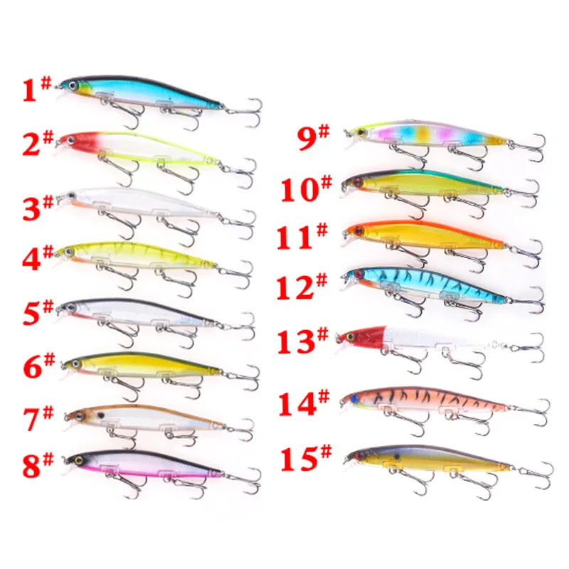 110mm 13g Swimbaits Bass Big Fish Fishing Lure Sinking Floating Wobblers Hard Bait Crankbait Minnow Lure for Pike Fishing Tackle