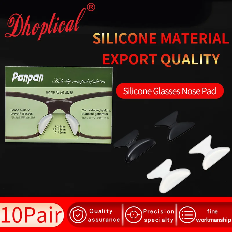 10 Pair Eyeglasses Nose pad Plate Frame Sunglasses Nose pad Eyewear Part By Dhoptical