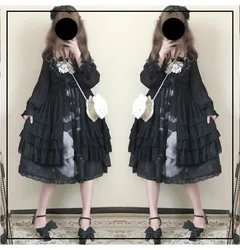 Słodka księżniczka sukienka lolita koronka w stylu vintage bowknot miękka dziewczyna wysokiej talii wiktoriańska sukienka na ramiączkach kawaii dziewczyna gothic lolita cos loli