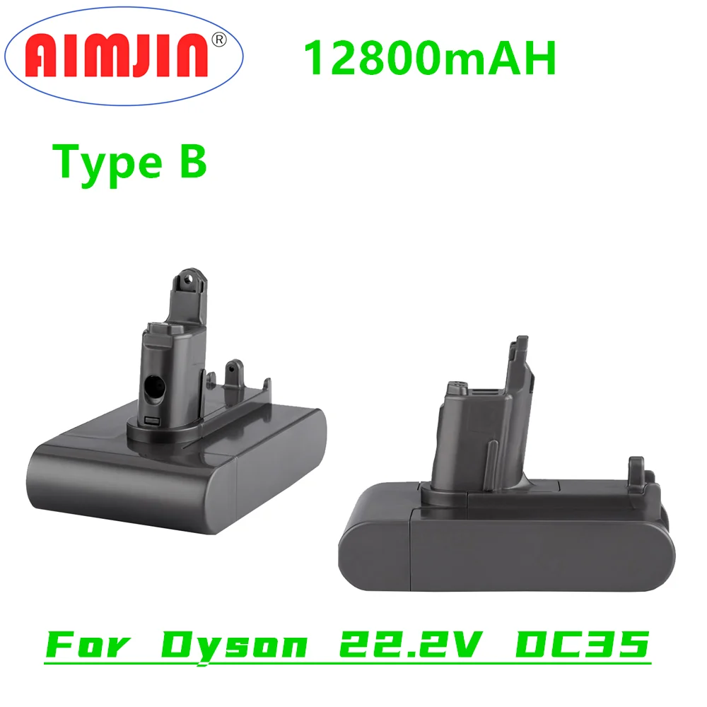 

Последнее обновление (тип B) 22,2 в 12800 мАч литий-ионная вакуумная батарея для Dyson DC35, DC45 DC31, DC34, DC44, DC31 Animal, DC35 Animal