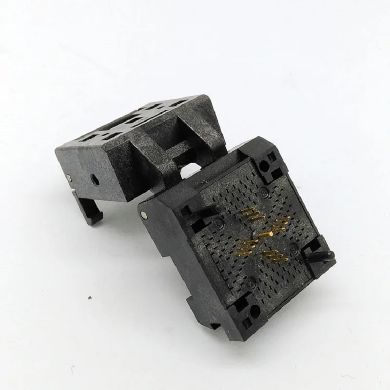 QFN12 MLP12 MLF12 WLCSP12 Burn in Socket Adapter Pitch 0.4mm IC Body Size 2*2mm Clamshell Test Socket