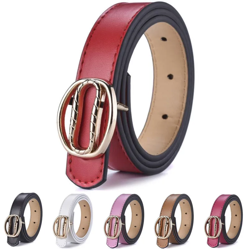 

New Children's Belts Fashion Collocation Unisex Belt Designer Metal Buckle Belt Children's Belt Boys Girls Jeans Waistband 80CM