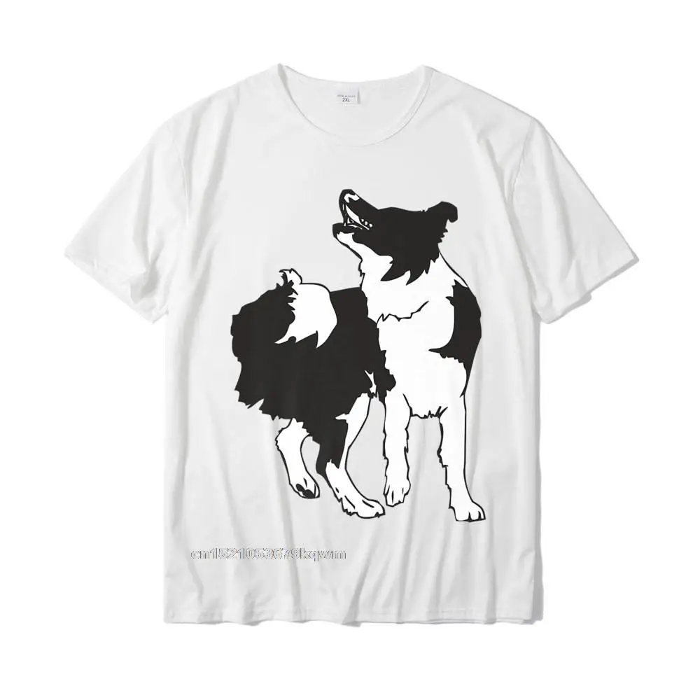 Border Collie Dog Breed T Shirts Gift For Any Animal Fan Newest Student Tshirts Cotton T Shirt Printed On