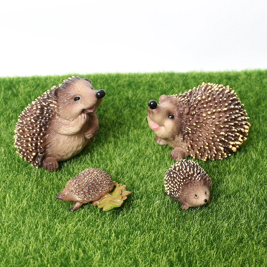 

Realistic Wild Animal Hedgehog Spiny Anteater Toy Models Figurines Fairy Garden Animals Cake Topper educational toys