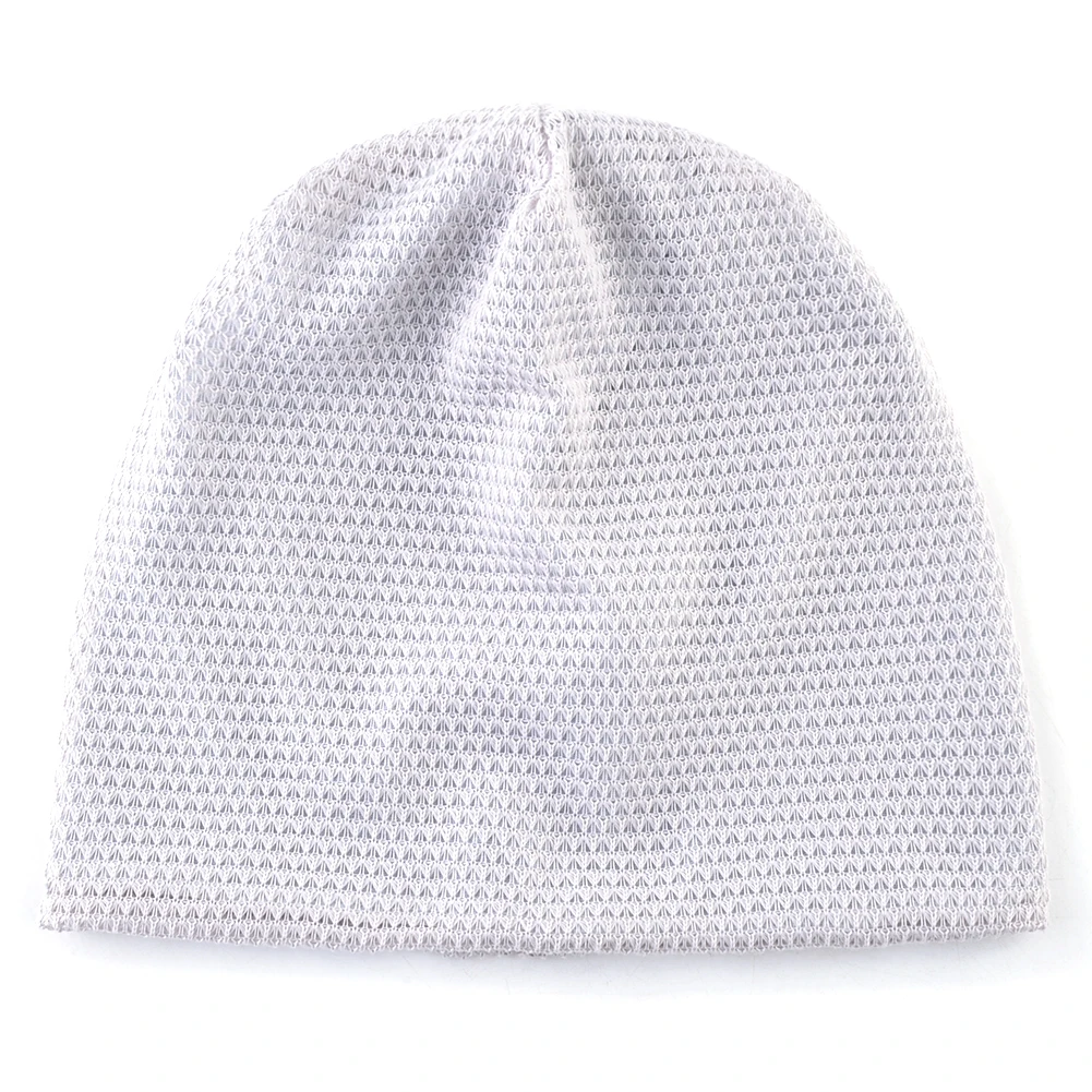 Breathable Beanies Women Spring Solid Color Hat Ladies Bonnet Hats Outdoor Summer Casual Mesh Skullies Beanie Hip Hop Turban Hat