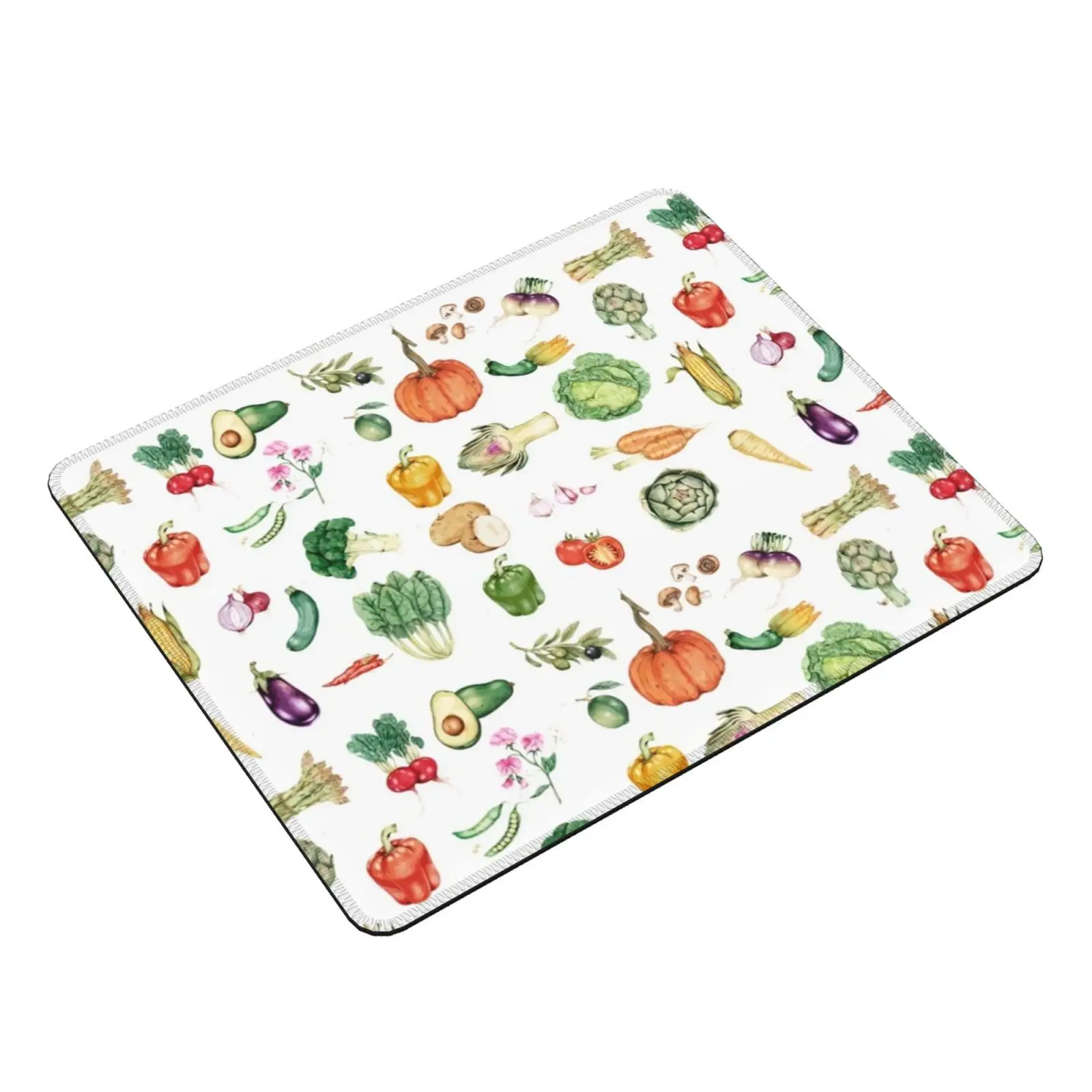 Veggie Patch Mouse Pad DIY Print Veggies Garden Gardening Pumpkin Avocado Carrot Tomato Corn