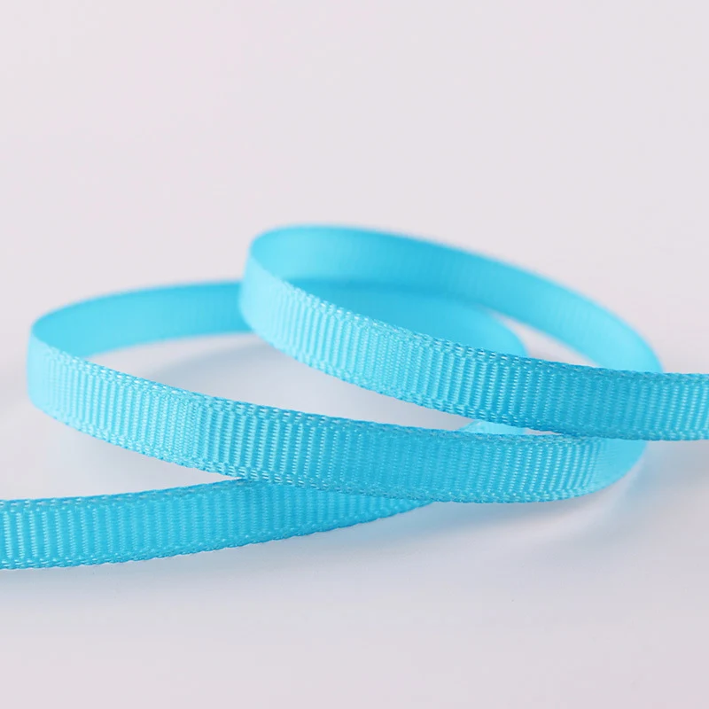 5 Yards/Rolle Hochwertiges Band für Bastelarbeiten, Hochzeitsdekorationen, DIY-Grosgrain-Bänder, Schleifen, Geschenke, Kartenverpackung, 6 mm – Detail 6