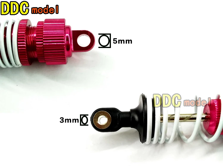 REMO HOBBY 1025 1021 8066 8065 8025 1/10 remote control RC Car Spare Parts Upgrade metal rear front shock absorber A2022 A2049