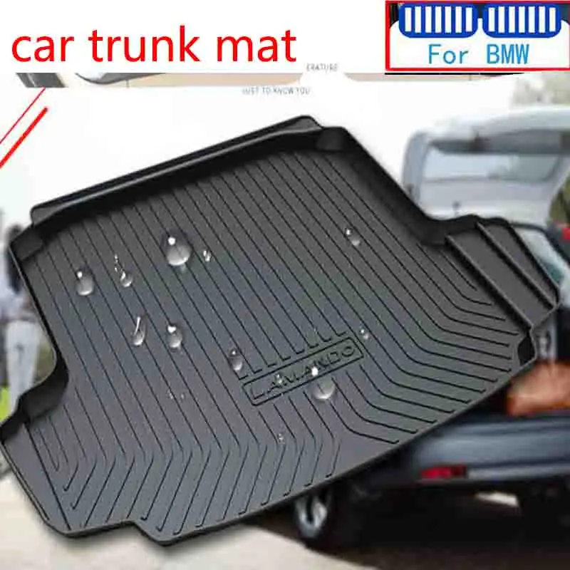 For Bmw Series 3 5 F30 F31 F34 F35 F38 GT F10 F11 F07 F18 G31 G30 G38 G20 G28 Waterproof Flash Mat Car Trunk Mats cargo Liner