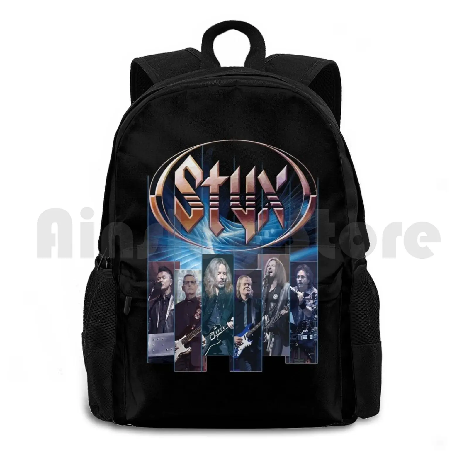 Mengarang Outdoor Hiking Backpack Riding Climbing Sports Bag Band Marching Band Styx Band Babe Styx Band Cover Styx The Man The