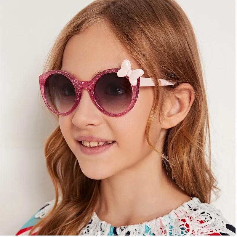 

Kids Sunglasses Shades For Children Baby glasses For Girls Boys Students Children Lovely Bowknot Sunglasses UV400 2-8 Years old