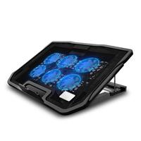 2 USB Ports Six Cooling Fans Laptop Cooler Pad Notebook Stand for 14/15.6Inch Laptop Fan