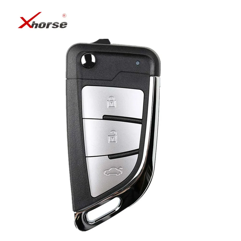 

10Pcs/Lot Xhorse XKKF21EN Wire Remote Key KNIFE 2 Style (Flip-3BTN)
