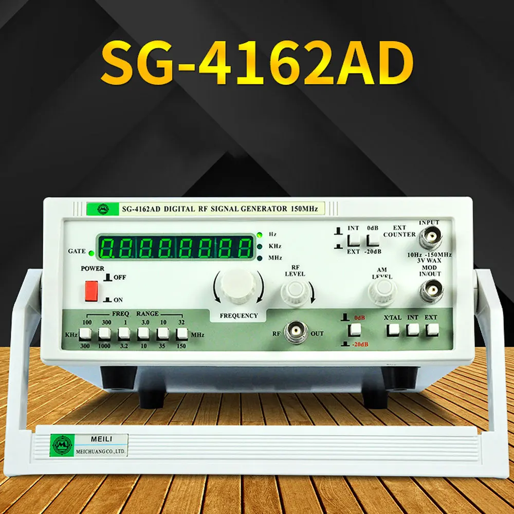 SG-4162AD generador de señal de onda sinusoidal de alta frecuencia 100kHz-150M función generador de señal