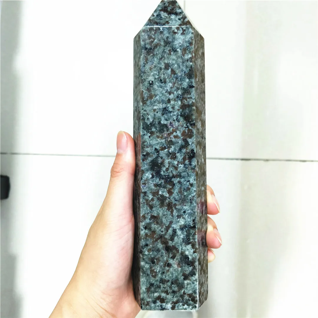 100% Natural Flame Stone Yooperlite Crystal Rock Polished Large Tower Ornament Energy Geology Minerals Decoration Collections